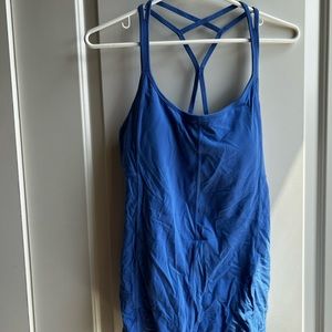 Athleta Built-In Bra Tank-top NWT Blue L